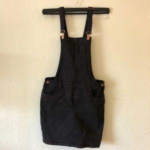Pacsun Black Overall Dress